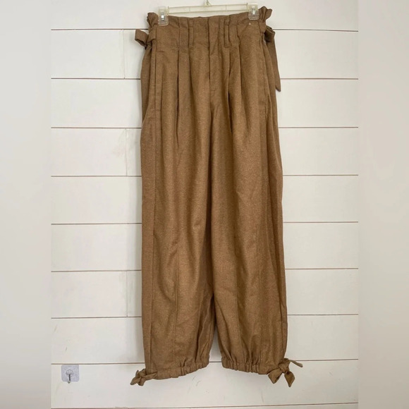 Free People Every Day's A Dream Tie Pants Bronze Combo - Picture 4 of 10